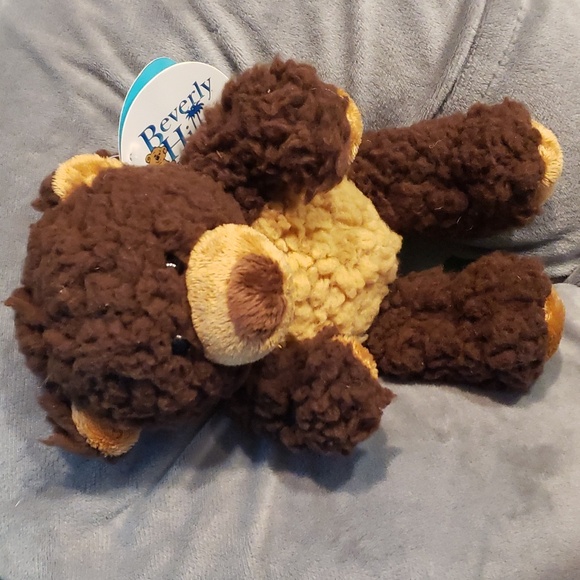 BEVERLY HILLS TEDDY BEAR CO. Plush 8" Dark Brown Moe Bear - Picture 3 of 10